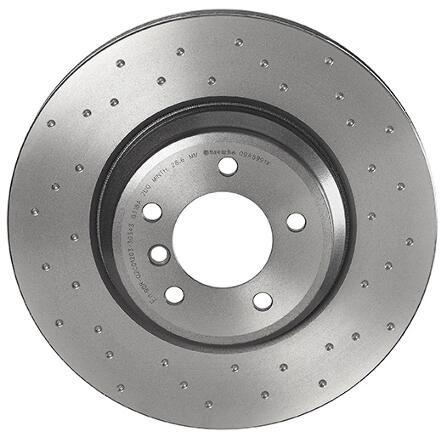BMW Brembo Disc Brake Rotor - Front (Cross-drilled) 34116855000